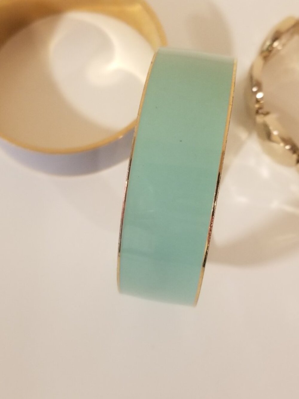 J.Crew - Set of 4 Bracelets Bangles - Gold Tone - Picture 4 of 11